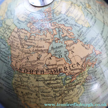 Load image into Gallery viewer, 1930s Terrestrial Globe by Geographica Ltd. ART DECO Desk Top Spinning Globe
