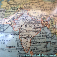 Load image into Gallery viewer, 1930s Terrestrial Globe by Geographica Ltd. ART DECO Desk Top Spinning Globe
