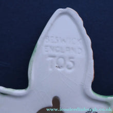 Load image into Gallery viewer, Vintage Beswick Wall Plaque in the Shape of a Little Blue Tit in Flight (Model No. 705)
