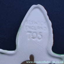 Load image into Gallery viewer, Vintage Beswick Wall Plaque in the Shape of a Little Blue Tit in Flight (Model No. 705)

