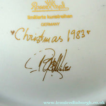 Load image into Gallery viewer, BJORN WIINBLAD Large Porcelain Wall Plate. CHRISTMAS 1983 Rosenthal Studio-Line. 11 INCHES
