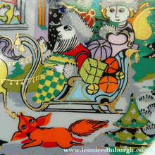 Load image into Gallery viewer, Vintage BJORN WIINBLAD Large Porcelain Wall Plate. CHRISTMAS 1984 Rosenthal Studio-Line. 11 INCHES
