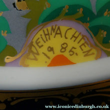 Load image into Gallery viewer,  BJORN WIINBLAD Large Porcelain Wall Plate. CHRISTMAS 1985 Rosenthal Studio-Line. 11 INCHE

