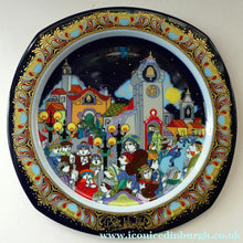 Load image into Gallery viewer,  BJORN WIINBLAD Large Porcelain Wall Plate. CHRISTMAS 1988 Rosenthal Studio-Line. 11 INCHES Media 1 of 14
