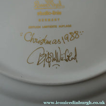 Load image into Gallery viewer,  BJORN WIINBLAD Large Porcelain Wall Plate. CHRISTMAS 1988 Rosenthal Studio-Line. 11 INCHES Media 1 of 14
