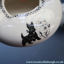 Load image into Gallery viewer, Vintage BLACK &amp; WHITE Scotch Whisky Scottie Dogs Collectable: Whisky Jug, Ashtray and Glass Dram Glass
