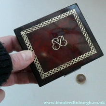 Load image into Gallery viewer, Vintage Bourjois "Evening In Paris" Mini Perfume Bottle In Mirrored Vanity Case / Card Case
