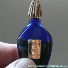 Load image into Gallery viewer, Vintage Bourjois "Evening In Paris" Mini Perfume Bottle In Mirrored Vanity Case / Card Case
