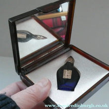 Load image into Gallery viewer, Vintage Bourjois "Evening In Paris" Mini Perfume Bottle In Mirrored Vanity Case / Card Case
