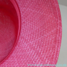Load image into Gallery viewer, Vintage Bright Cerise Pink FORMAL Designer Hat; c 2000. Designed by EMMA B (unworn)

