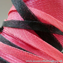 Load image into Gallery viewer, Vintage Bright Cerise Pink FORMAL Designer Hat; c 2000. Designed by EMMA B (unworn)
