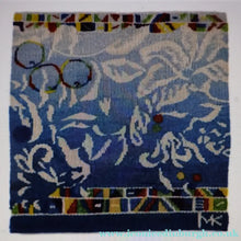 Load image into Gallery viewer, Vintage BULGARIAN Textile Designer, Maria Tzanova-Kirkova. Map of Europe Tapestry Section.

