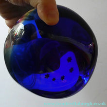 Load image into Gallery viewer, HUGE Caithness Glass Paperweight. FANTASY ISLAND: (Midnight Mountain)
