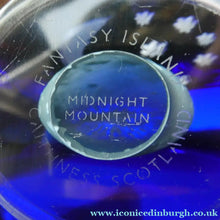 Load image into Gallery viewer, HUGE Caithness Glass Paperweight. FANTASY ISLAND: (Midnight Mountain)
