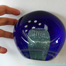 Load image into Gallery viewer, HUGE Caithness Glass Paperweight. FANTASY ISLAND: (Midnight Mountain)
