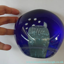 Load image into Gallery viewer, HUGE Caithness Glass Paperweight. FANTASY ISLAND: (Midnight Mountain)
