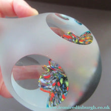 Load image into Gallery viewer, Unique Vintage Scottish Caithness Paperweight Only One Made
