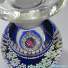 Load image into Gallery viewer, 1980s Caithness Scottish Glass Perfume Bottle Valentine's Love Heart Inclusion Millefiori

