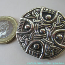 Load image into Gallery viewer, Vintage 1960s Scottish Celtic Hallmarked Silver Brooch by Robert Allison
