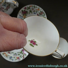 Load image into Gallery viewer, 1940s Crown Staffordshrie China Breakfast Set with Pink Roses Decoration

