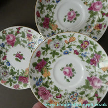 Load image into Gallery viewer, 1940s Crown Staffordshrie China Breakfast Set with Pink Roses Decoration
