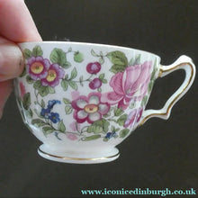 Load image into Gallery viewer, 1940s Crown Staffordshrie China Breakfast Set with Pink Roses Decoration
