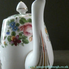Load image into Gallery viewer, 1940s Crown Staffordshrie China Breakfast Set with Pink Roses Decoration
