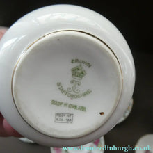 Load image into Gallery viewer, 1940s Crown Staffordshrie China Breakfast Set with Pink Roses Decoration
