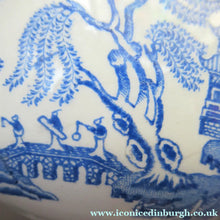 Load image into Gallery viewer, Vintage Crawfords Liqueur Scotch Whisky Jug with Willow Pattern
