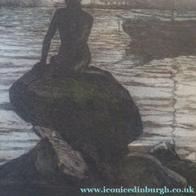 Load image into Gallery viewer, Kai Seligmann Colour Etching The Little Mermaid Langelinie
