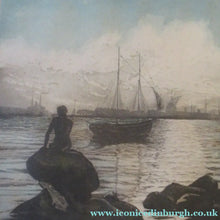 Load image into Gallery viewer, Kai Seligmann Colour Etching The Little Mermaid Langelinie
