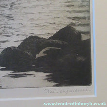 Load image into Gallery viewer, Kai Seligmann Colour Etching The Little Mermaid Langelinie
