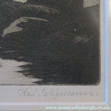 Load image into Gallery viewer, Kai Seligmann Colour Etching The Little Mermaid Langelinie
