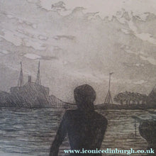 Load image into Gallery viewer, Kai Seligmann Colour Etching The Little Mermaid Langelinie
