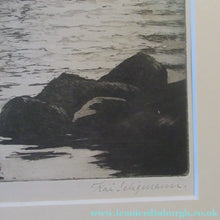 Load image into Gallery viewer, Kai Seligmann Colour Etching The Little Mermaid Langelinie
