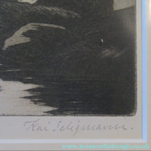 Load image into Gallery viewer, Kai Seligmann Colour Etching The Little Mermaid Langelinie
