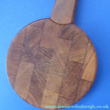 Load image into Gallery viewer, Vintage Danish Mid Century Dansk Teak QUISTGAARD Cheese Board with Intergral Chopping Blade
