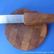 Load image into Gallery viewer, Vintage Danish Mid Century Dansk Teak QUISTGAARD Cheese Board with Intergral Chopping Blade
