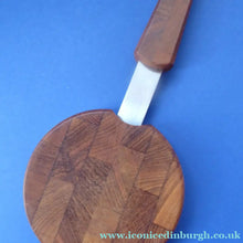 Load image into Gallery viewer, Vintage Danish Mid Century Dansk Teak QUISTGAARD Cheese Board with Intergral Chopping Blade
