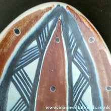 Load image into Gallery viewer, Vintage Danish Pottery Shallow Dish by Michael Andersen. Attributed to Marianne Starck (Tribal Design)
