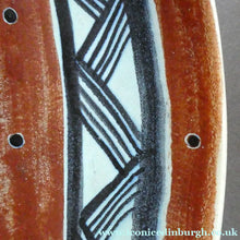 Load image into Gallery viewer, Vintage Danish Pottery Shallow Dish by Michael Andersen. Attributed to Marianne Starck (Tribal Design)
