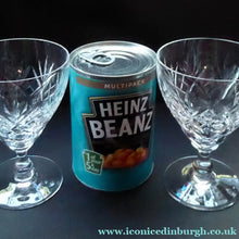 Load image into Gallery viewer, Vintage EDINBURGH CRYSTAL 1950s Claret Glass with stylish Lochiel Pattern. Etched mark to base
