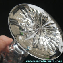 Load image into Gallery viewer, Edinburgh Crystal CHAMPAGNE FLUTES. STAR OF EDINBURGH Pattern. Set of Six: 6 1/4 inches
