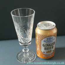 Load image into Gallery viewer, Vintage Edinburgh Crystal CHAMPAGNE FLUTES. STAR OF EDINBURGH Pattern. Set of Six; 6 1/4 inches
