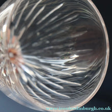 Load image into Gallery viewer, FOUR GLASSES: Vintage Edinburgh Crystal Glasses. SYMPHONY PATTERN. Two: 7 1/8 inches and the other ones: 6 1/4 inches (CODE G)
