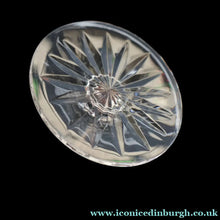 Load image into Gallery viewer, FOUR GLASSES: Vintage Edinburgh Crystal Glasses. SYMPHONY PATTERN. Two: 7 1/8 inches and the other ones: 6 1/4 inches
