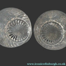 Load image into Gallery viewer, Vintage Edinburgh Crystal Pair of Large Old Fashioned STAR OF EDINBURGH Tumblers. Height: 3 1/4 inche
