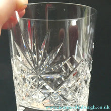 Load image into Gallery viewer, Vintage Edinburgh Crystal Pair of Large Old Fashioned Tumblers. Height: 3 1/2 inches
