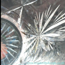 Load image into Gallery viewer, Vintage Edinburgh Crystal Small WHISKY Tumblers. STAR OF EDINBURGH Pattern. Set of Six; 3 inches
