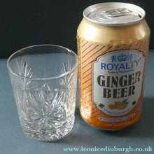 Load image into Gallery viewer, Vintage Edinburgh Crystal Small WHISKY Tumblers. STAR OF EDINBURGH Pattern. Set of Six; 3 inches
